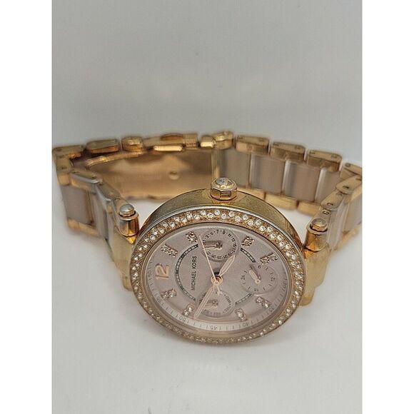 Michael Kors Parker Mini MK6110 Women's Stainless Steel Analog Dial Watch AM135 - Picture 7 of 10